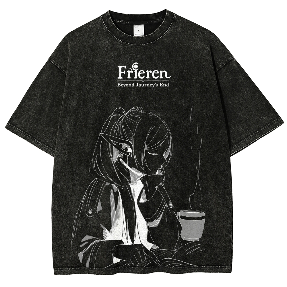 Frieren Unisex Fit Washed T-Shirt