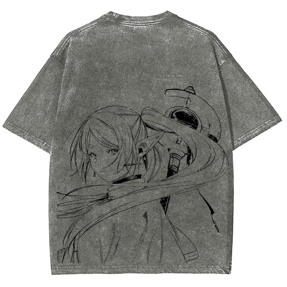 Frieren Unisex Fit Washed T-Shirt