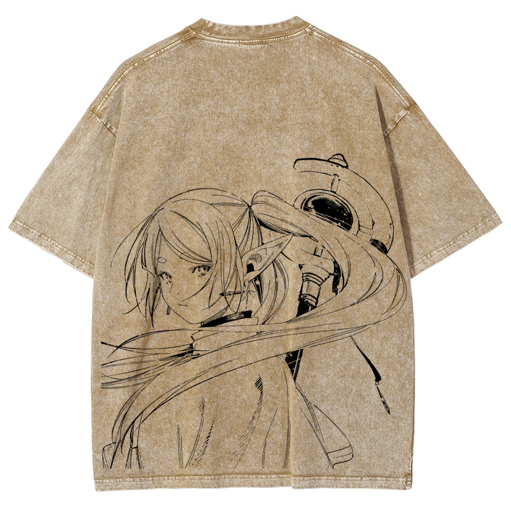 Frieren Unisex Fit Washed T-Shirt