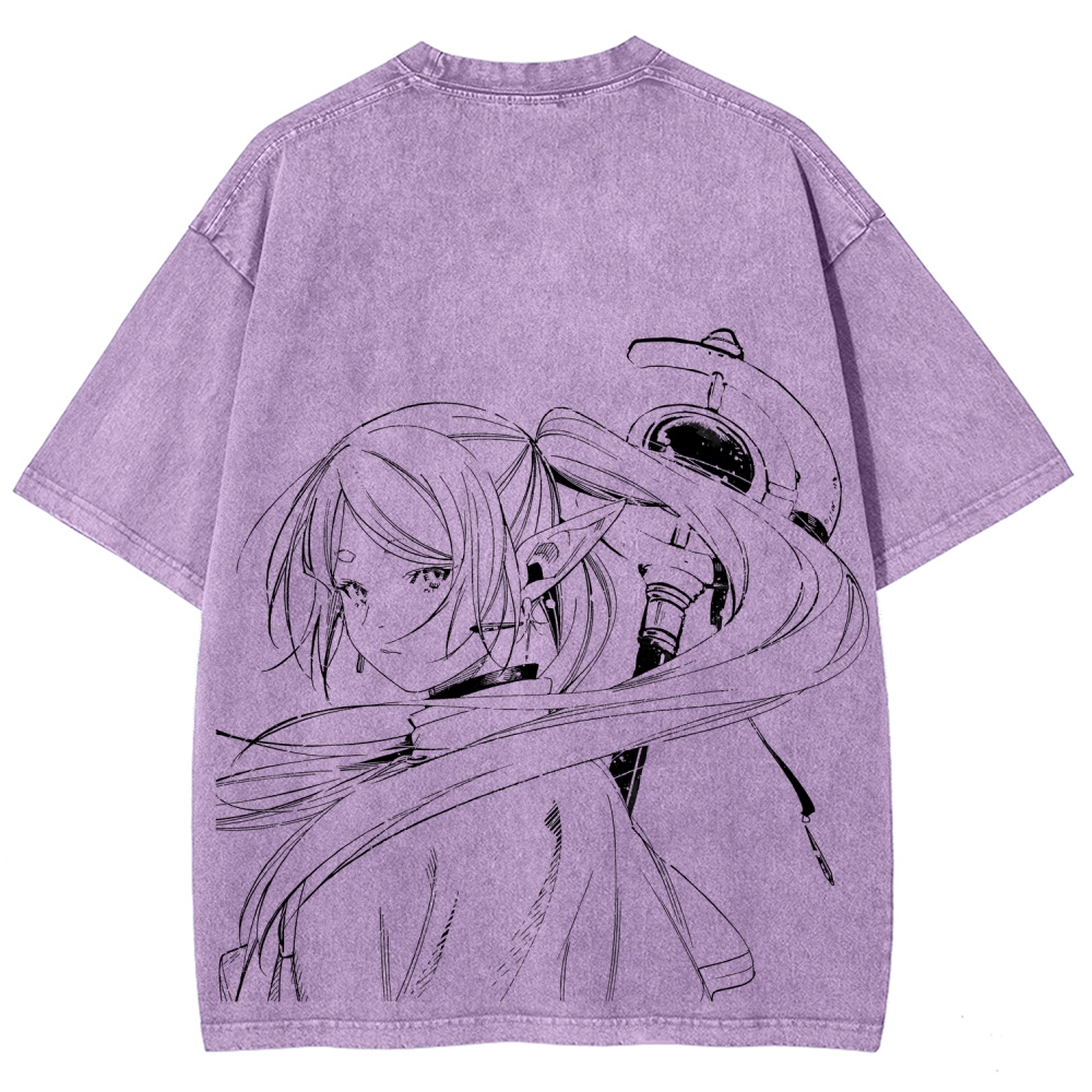 Frieren Unisex Fit Washed T-Shirt