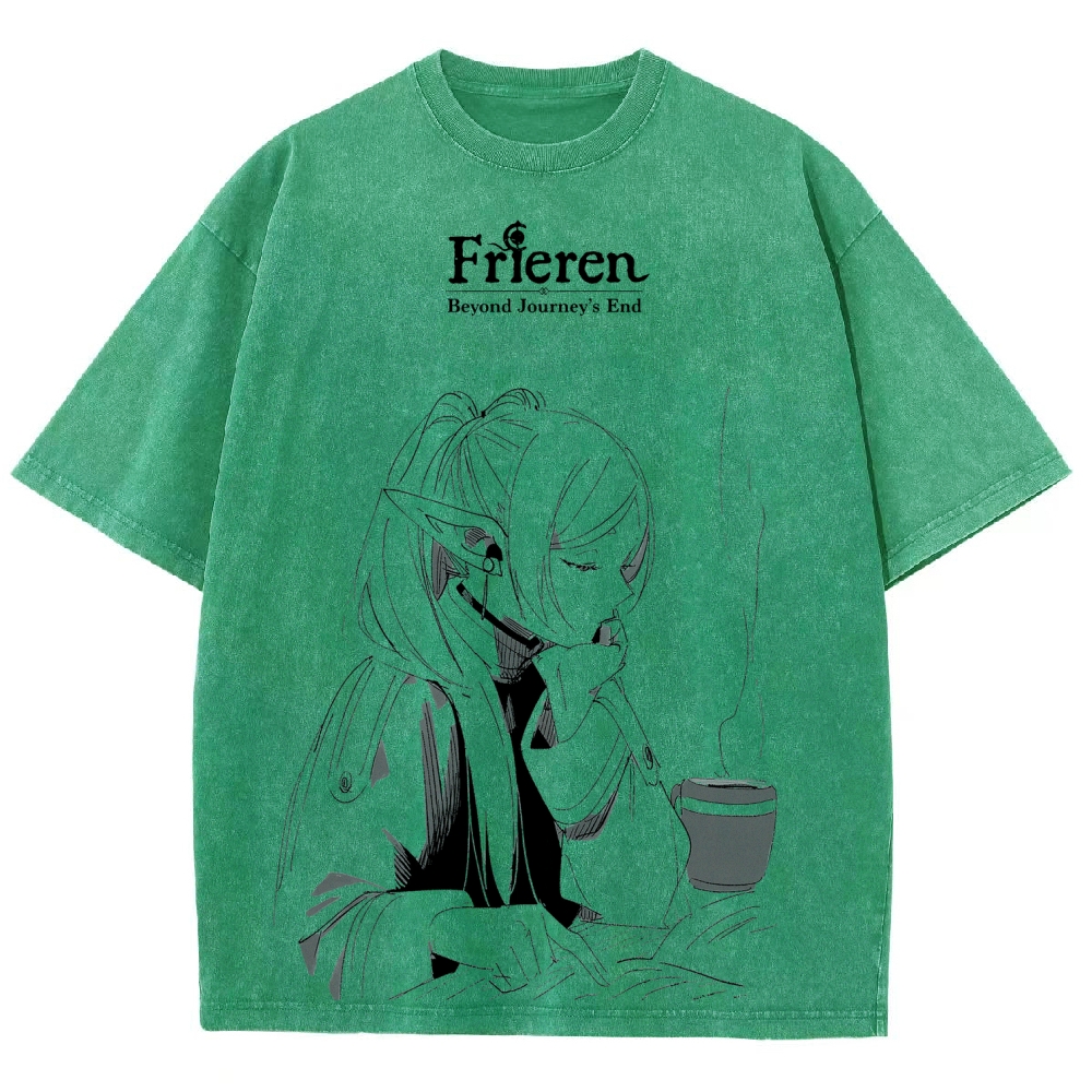 Frieren Unisex Fit Washed T-Shirt