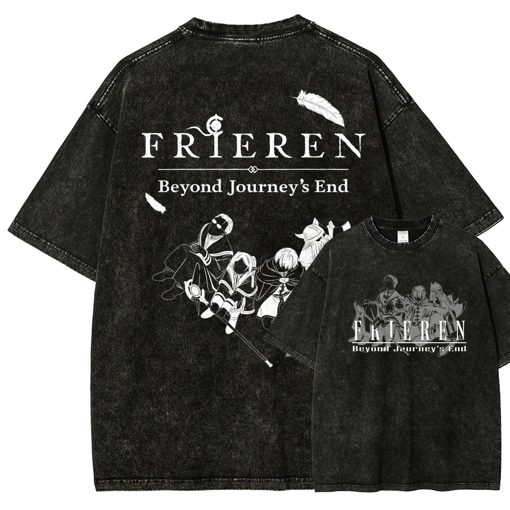 Frieren Unisex Fit Washed T-Shirt