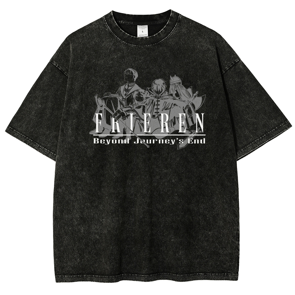 Frieren Unisex Fit Washed T-Shirt