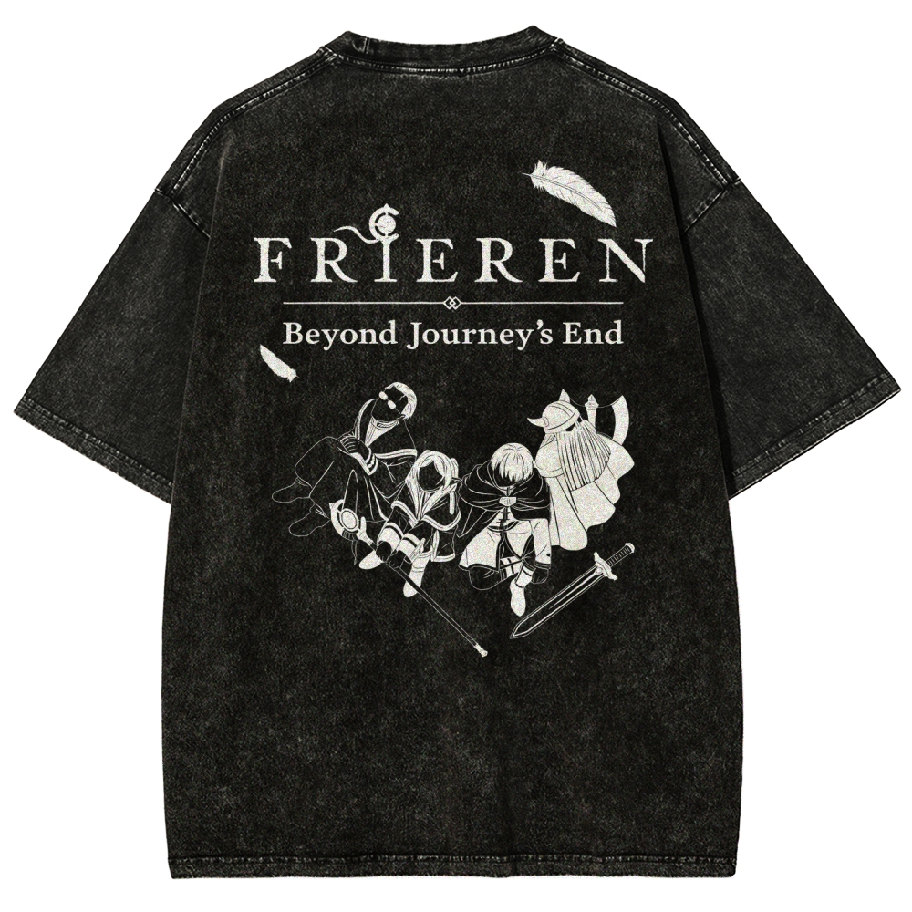 Frieren Unisex Fit Washed T-Shirt