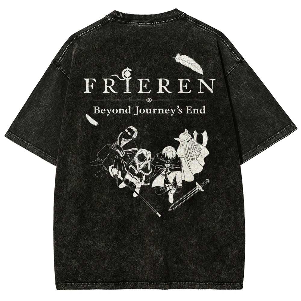 Frieren Unisex Fit Washed T-Shirt