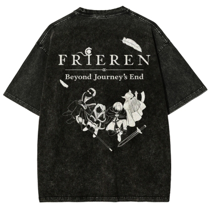 Frieren Unisex Fit Washed T-Shirt