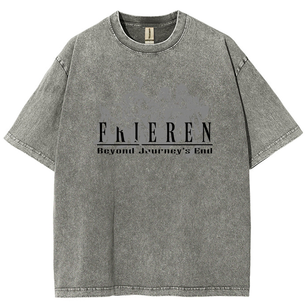 Frieren Unisex Fit Washed T-Shirt