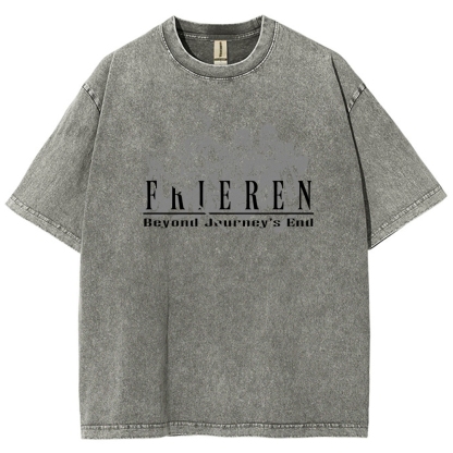 Frieren Unisex Fit Washed T-Shirt