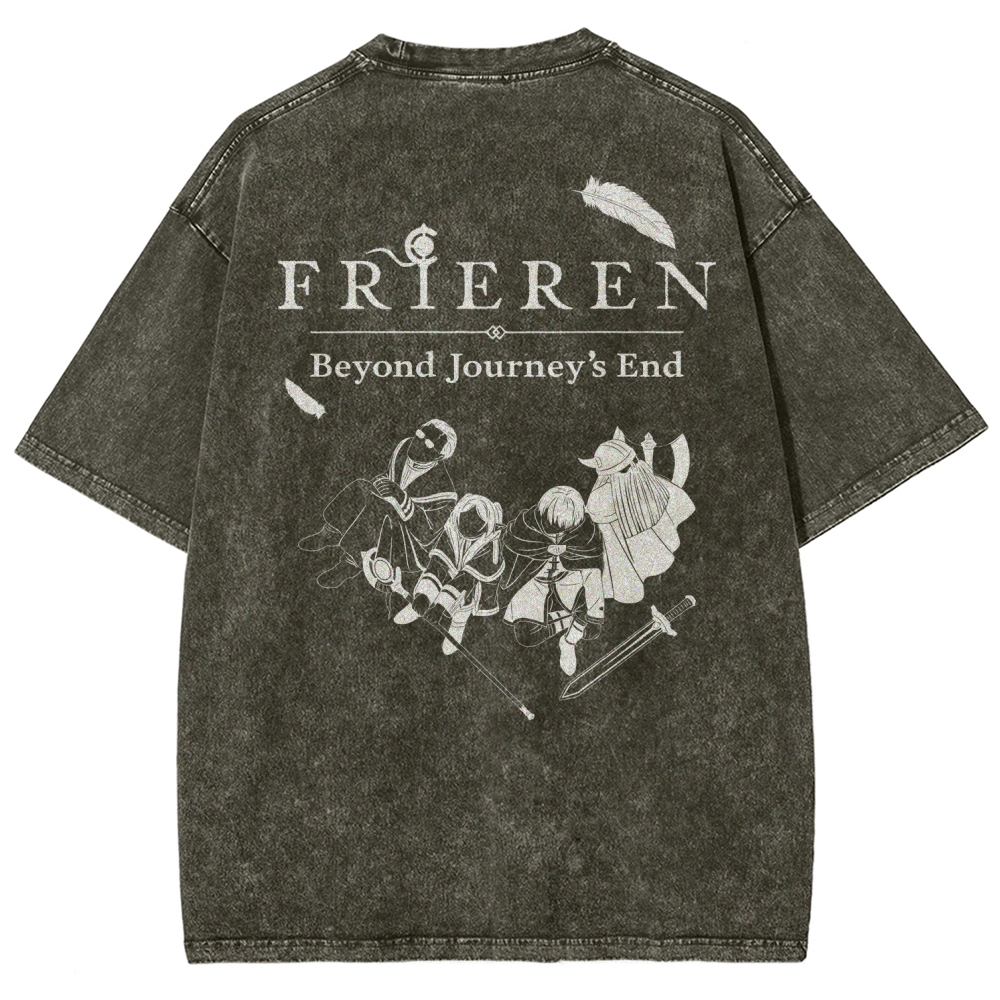 Frieren Unisex Fit Washed T-Shirt