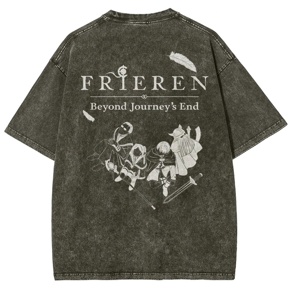 Frieren Unisex Fit Washed T-Shirt