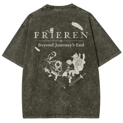 Frieren Unisex Fit Washed T-Shirt