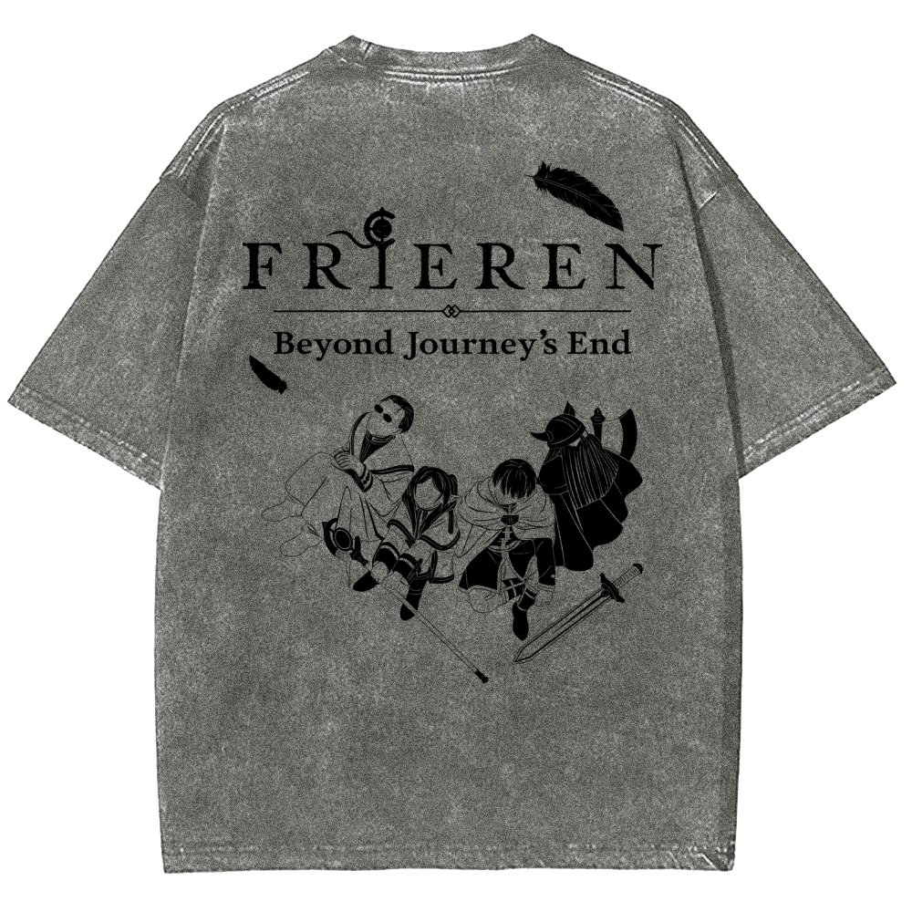 Frieren Unisex Fit Washed T-Shirt