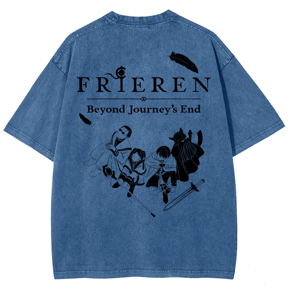 Frieren Unisex Fit Washed T-Shirt