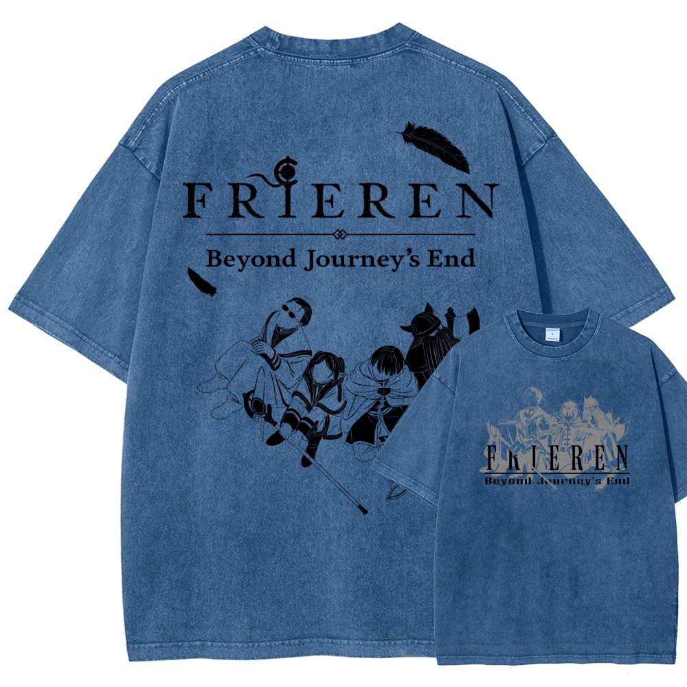 Frieren Unisex Fit Washed T-Shirt