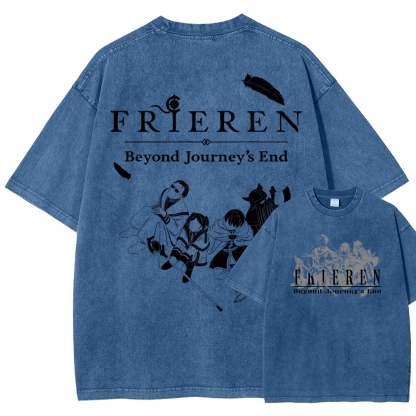 Frieren Unisex Fit Washed T-Shirt
