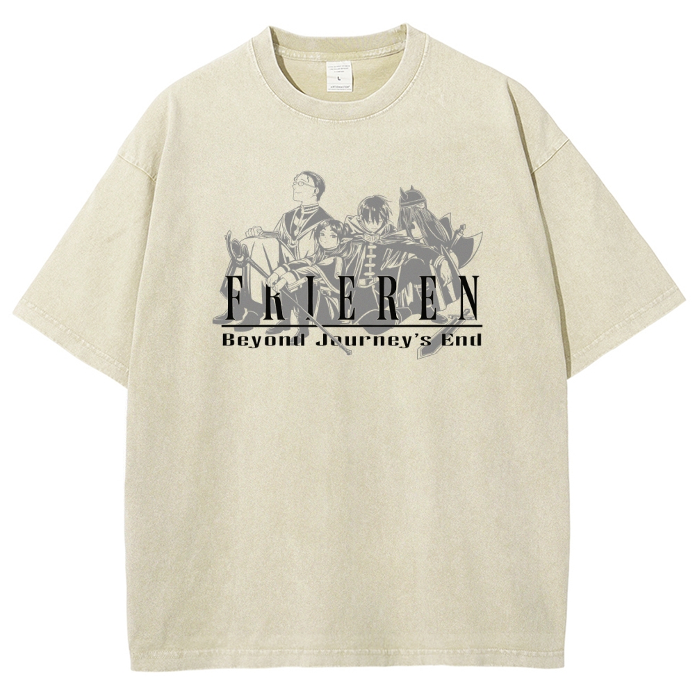 Frieren Unisex Fit Washed T-Shirt
