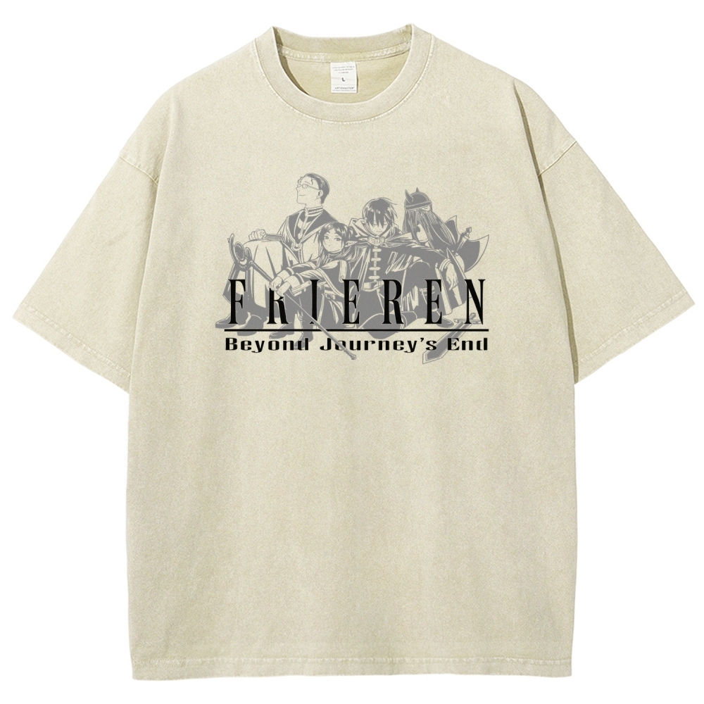 Frieren Unisex Fit Washed T-Shirt