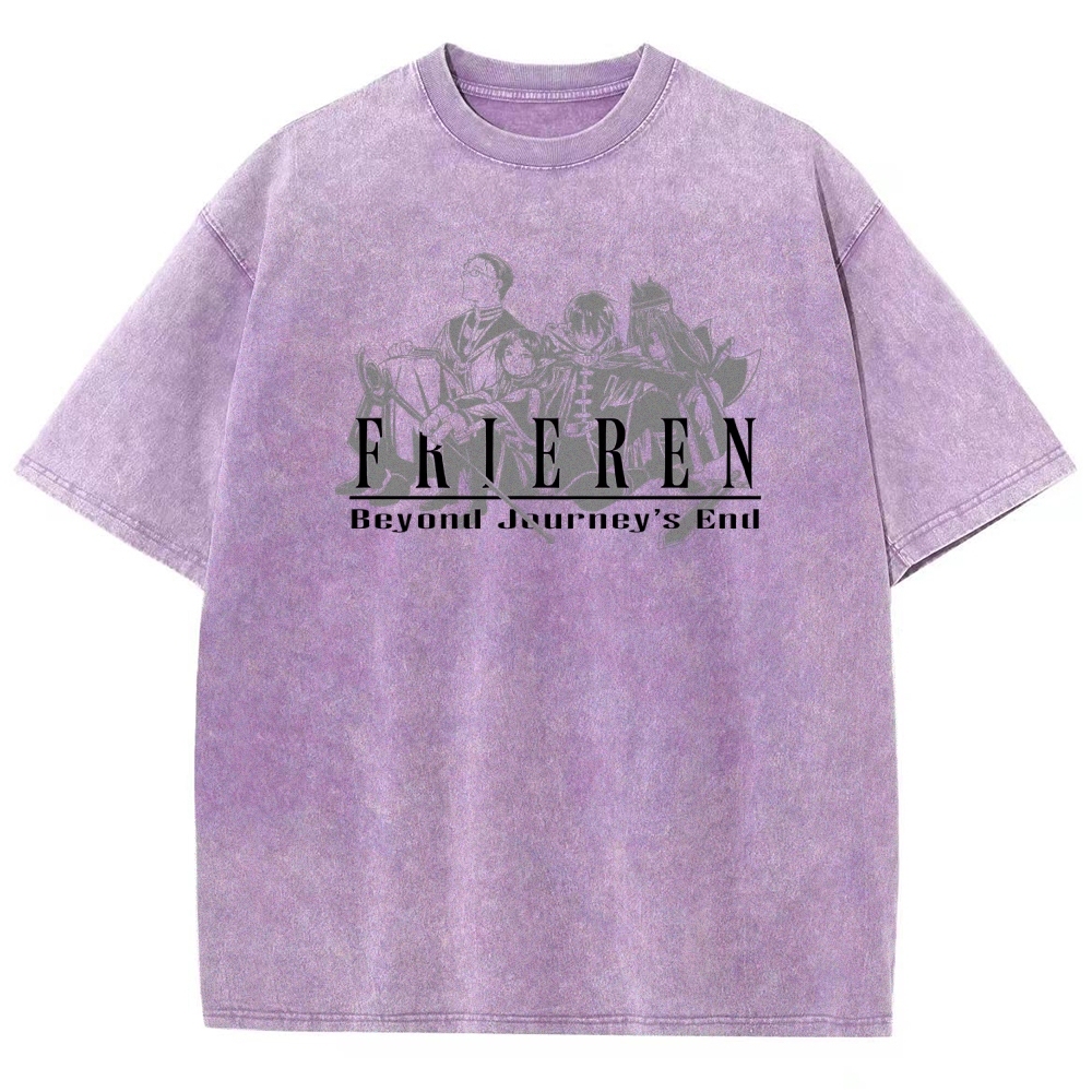 Frieren Unisex Fit Washed T-Shirt
