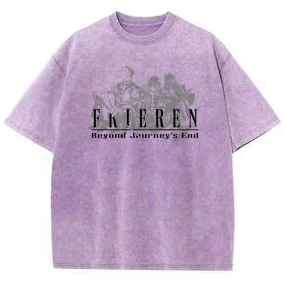 Frieren Unisex Fit Washed T-Shirt