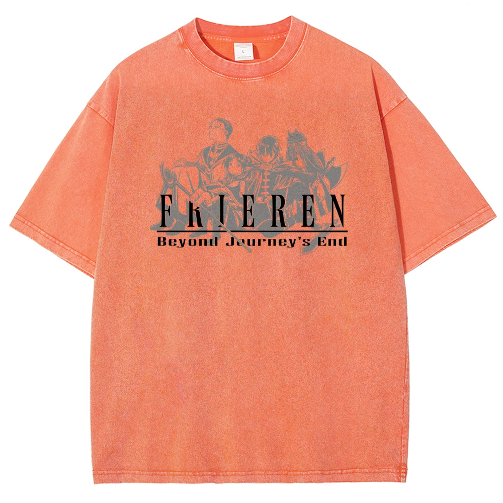 Frieren Unisex Fit Washed T-Shirt
