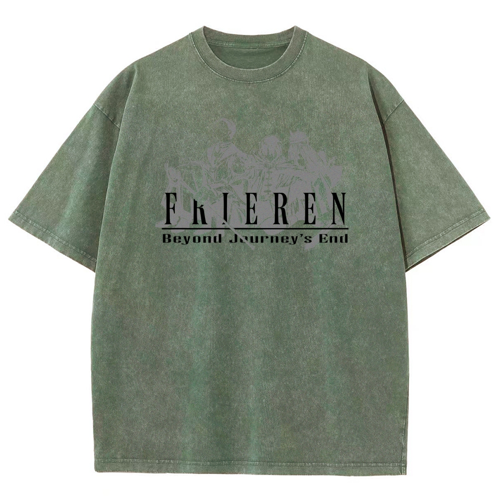 Frieren Unisex Fit Washed T-Shirt