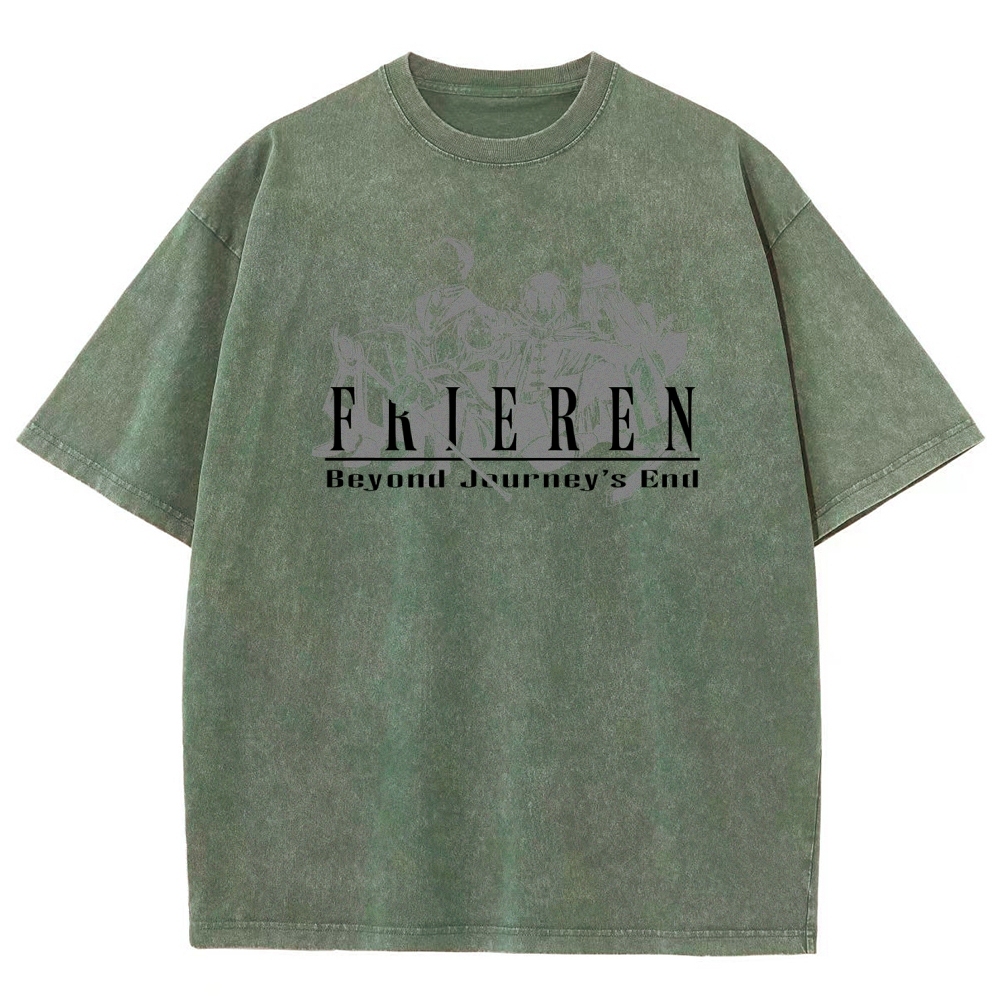 Frieren Unisex Fit Washed T-Shirt