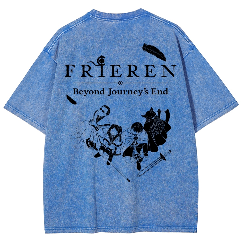 Frieren Unisex Fit Washed T-Shirt