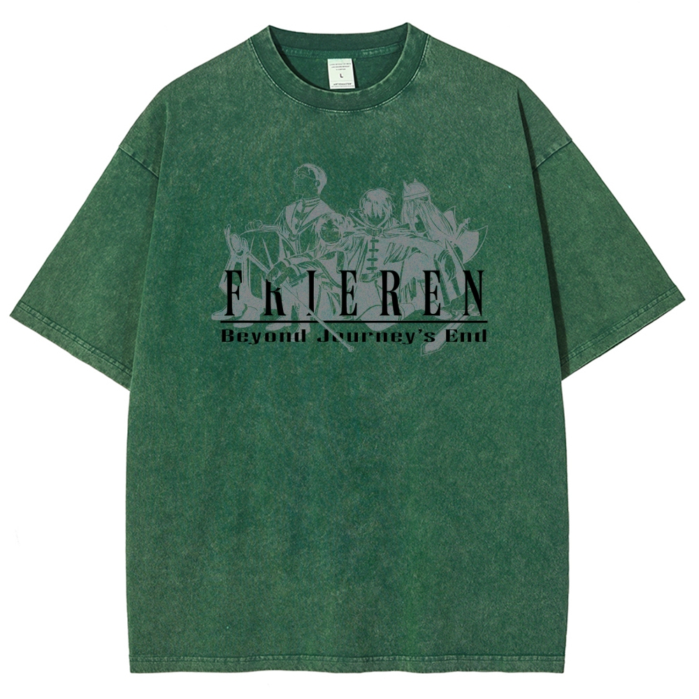 Frieren Unisex Fit Washed T-Shirt