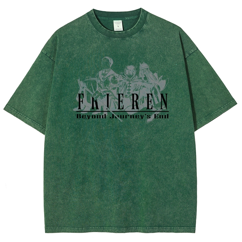 Frieren Unisex Fit Washed T-Shirt