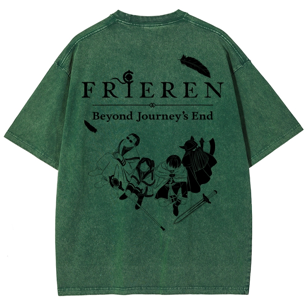 Frieren Unisex Fit Washed T-Shirt