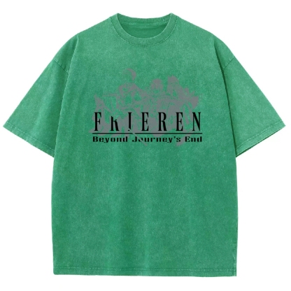Frieren Unisex Fit Washed T-Shirt