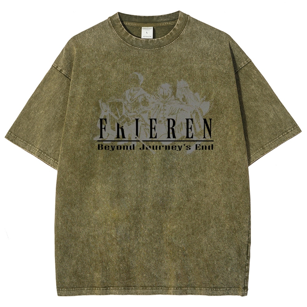 Frieren Unisex Fit Washed T-Shirt
