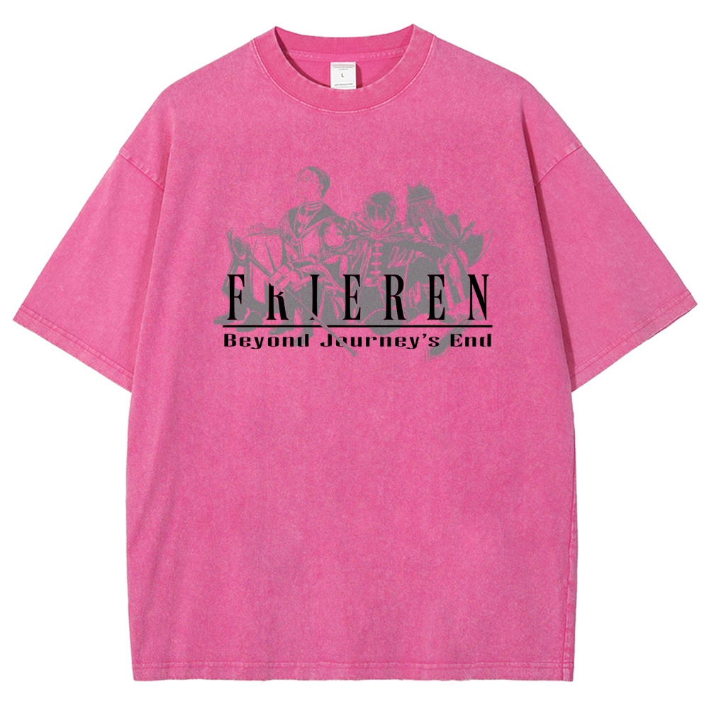 Frieren Unisex Fit Washed T-Shirt
