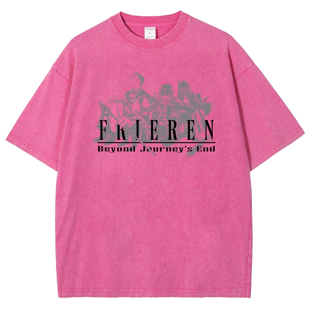 Frieren Unisex Fit Washed T-Shirt