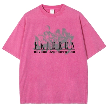 Frieren Unisex Fit Washed T-Shirt