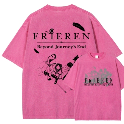 Frieren Unisex Fit Washed T-Shirt