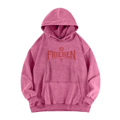 Frieren Casual Washed Hoodie