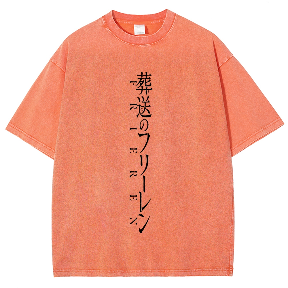 Frieren Unisex Fit Washed T-Shirt