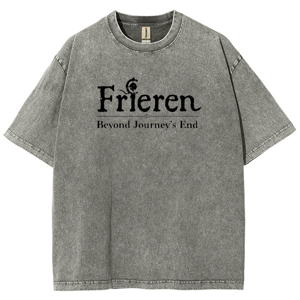 Frieren Unisex Fit Washed T-Shirt