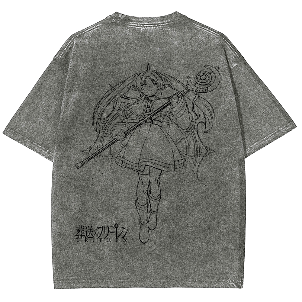 Frieren Unisex Fit Washed T-Shirt