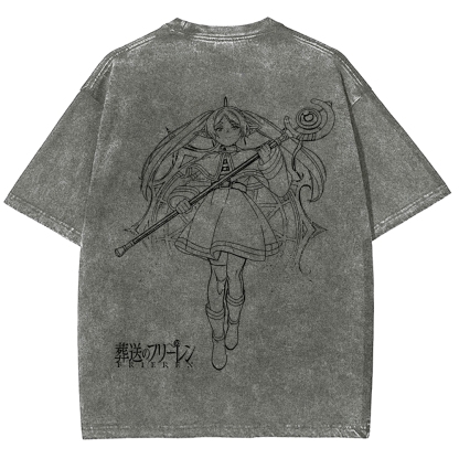 Frieren Unisex Fit Washed T-Shirt