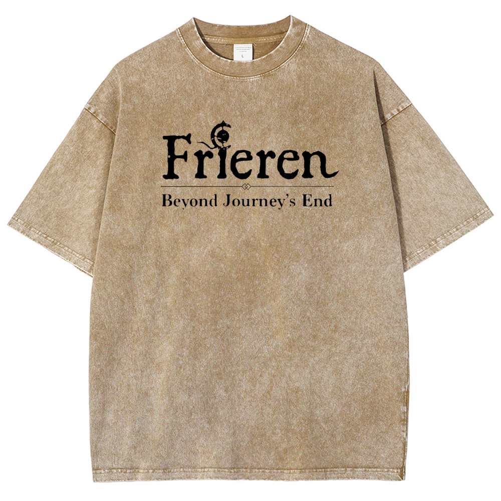 Frieren Unisex Fit Washed T-Shirt
