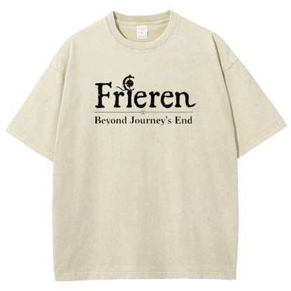 Frieren Unisex Fit Washed T-Shirt