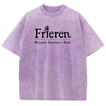 Frieren Unisex Fit Washed T-Shirt