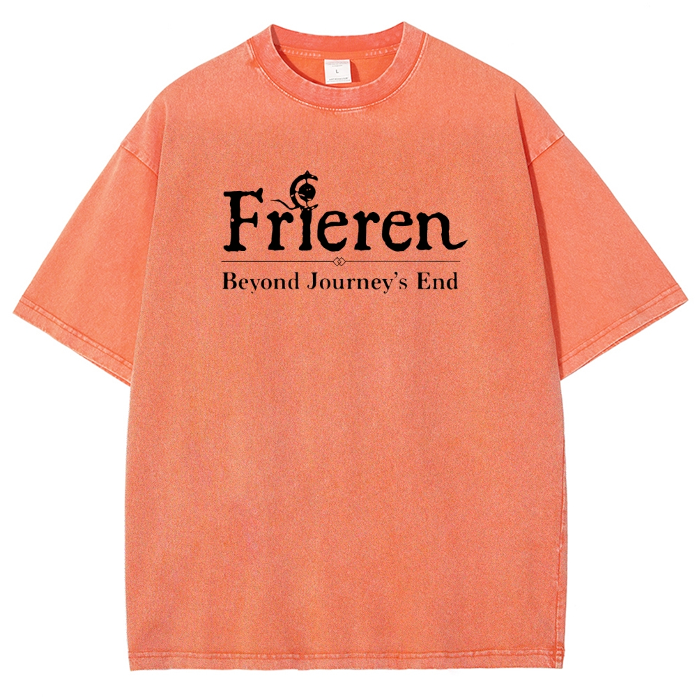 Frieren Unisex Fit Washed T-Shirt