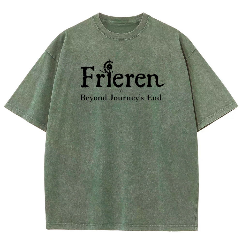 Frieren Unisex Fit Washed T-Shirt
