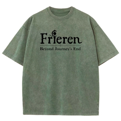 Frieren Unisex Fit Washed T-Shirt