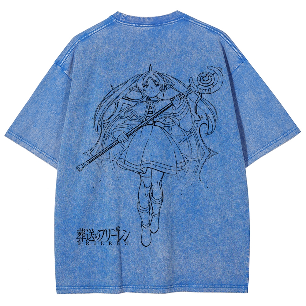Frieren Unisex Fit Washed T-Shirt