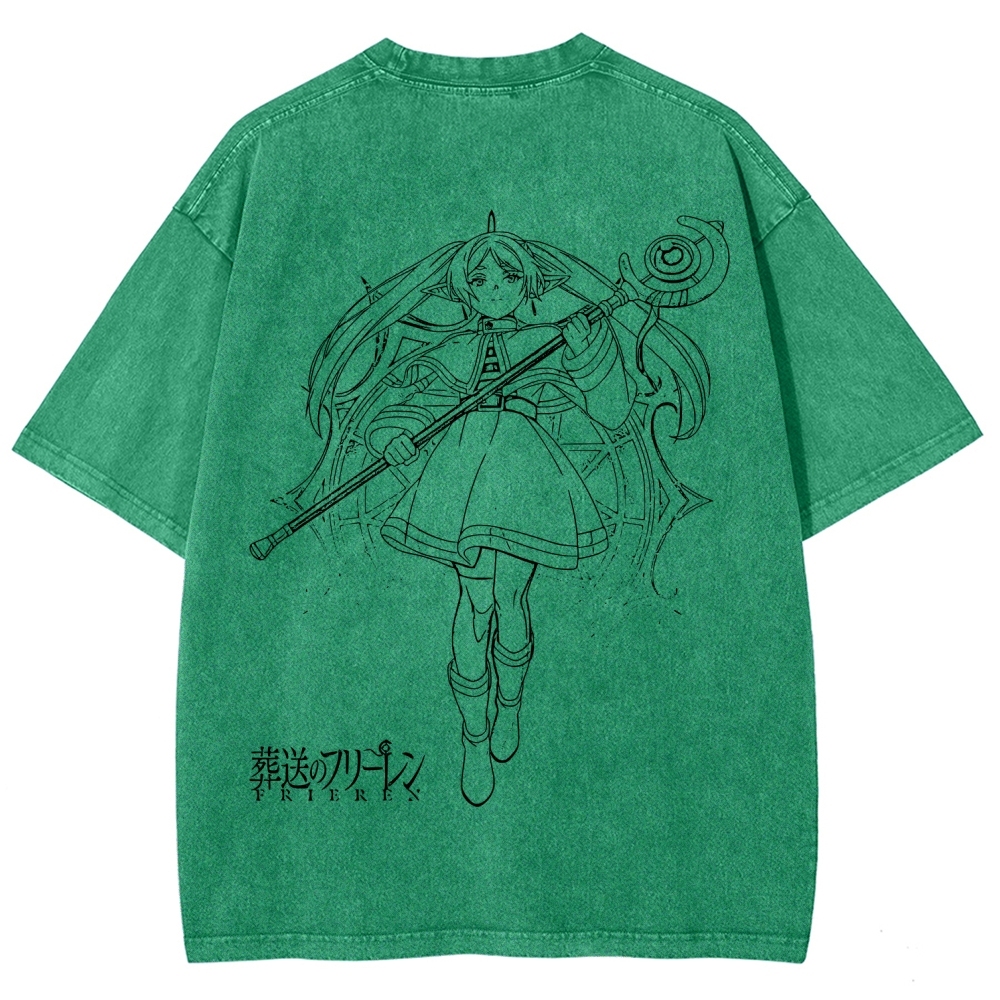 Frieren Unisex Fit Washed T-Shirt