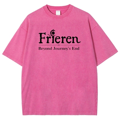 Frieren Unisex Fit Washed T-Shirt